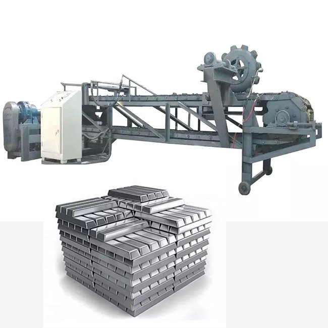 High quality Recycled aluminum 1-5 Ton Aluminum ingot continuous die casting machine line