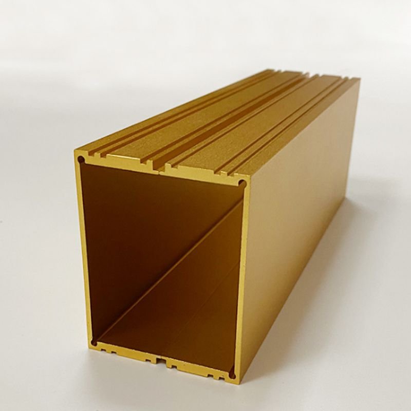 Supplier Design Extrusion Aluminum Bar Profiles Enclosure Square Aluminium Profile Tube Heat Sink Case