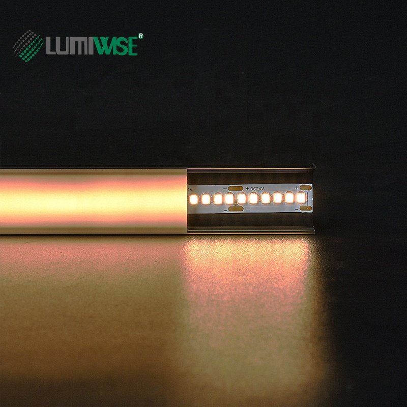 surface mounted slim led Aluminum profile 8mm 10mm channel for 12v 24v smd cob slim led flexible strip light and linear light