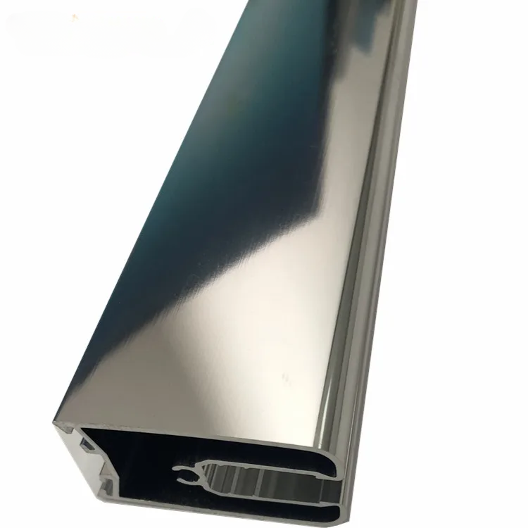 6463 T5 shower enclosure aluminium extrusion factory, mirror finish aluminium profile for bathroom