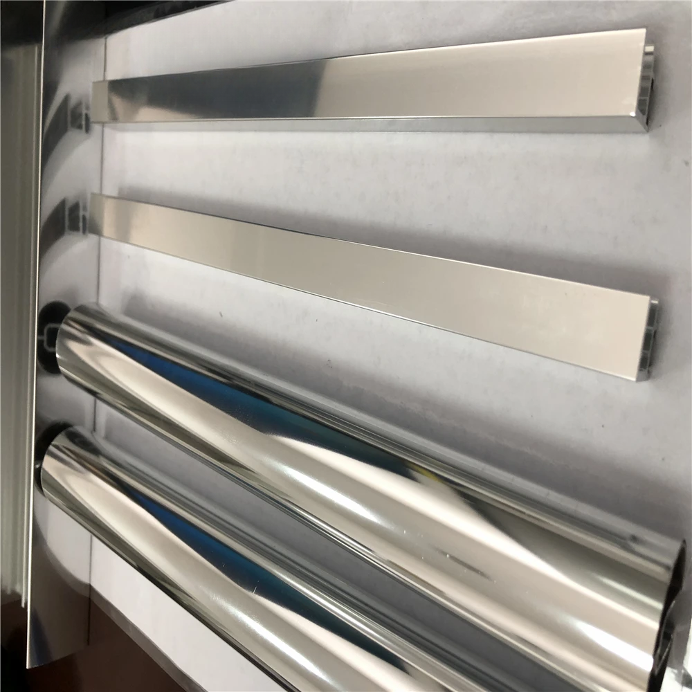 6463 T5 shower enclosure aluminium extrusion factory, mirror finish aluminium profile for bathroom