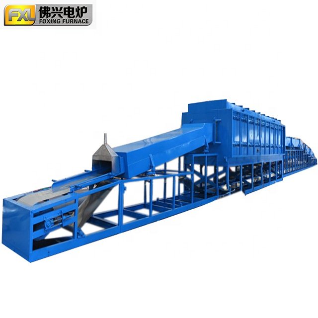Continuous Atmosphere Aluminum Brazing Furnace For Aluminum Radiator and Condenser Cores and Aluminium Ingots