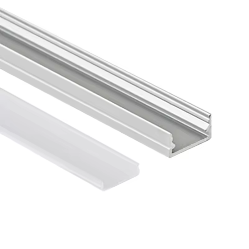 eSann 14x7mm outline display for bed cabinet led light ultra-thin led aluminum profile IP65 surface mount led strip profile