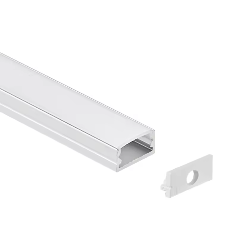 eSann 14x7mm outline display for bed cabinet led light ultra-thin led aluminum profile IP65 surface mount led strip profile