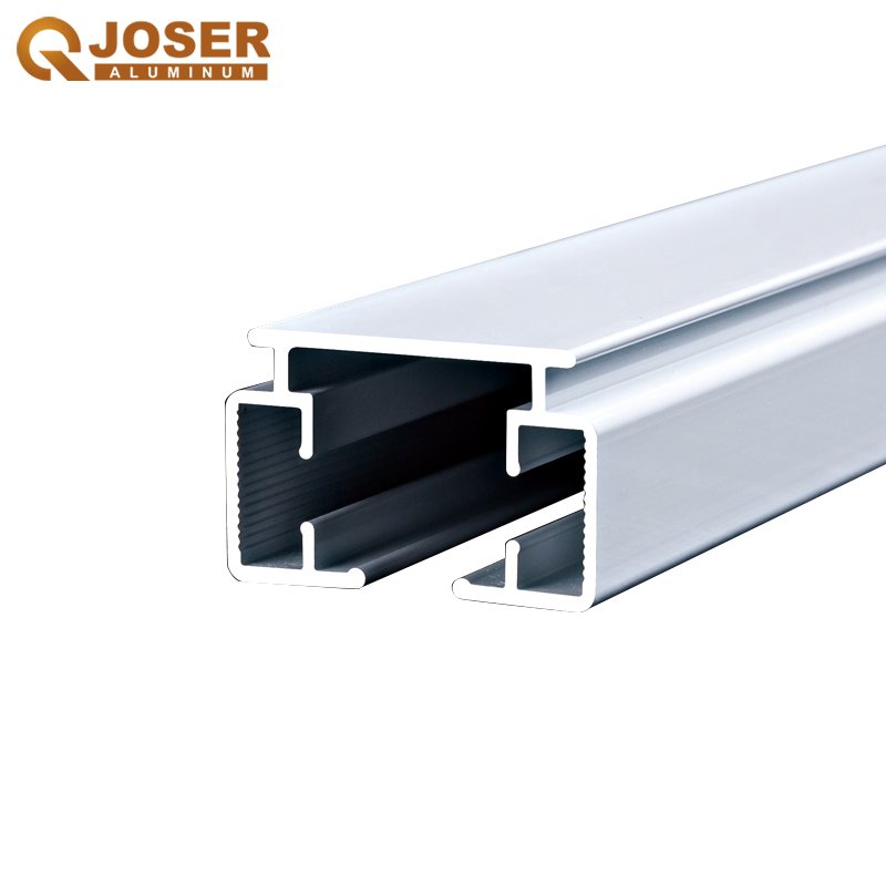 Wholesale Customized 6063 Extrusion Powder Coating Motorized Curtain Track Window Aluminum Profiles