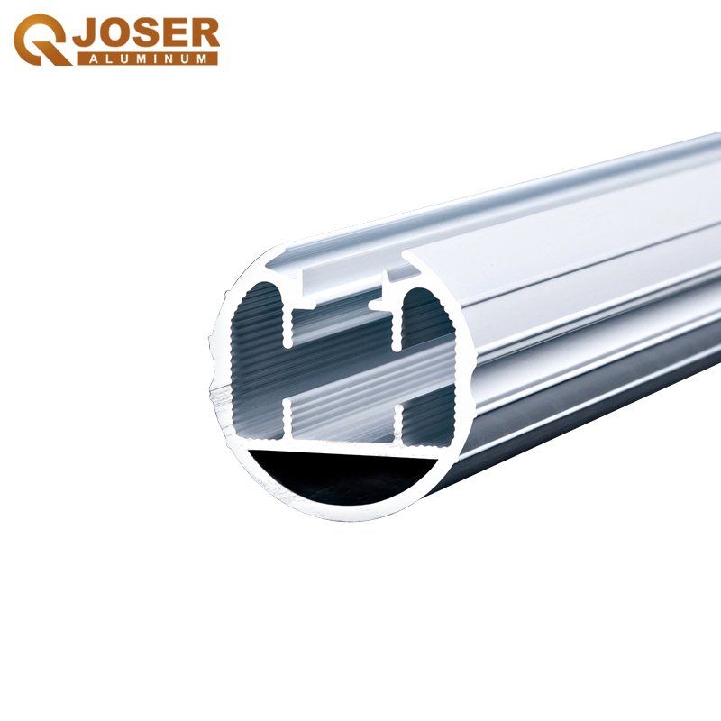 Wholesale Customized 6063 Extrusion Powder Coating Motorized Curtain Track Window Aluminum Profiles