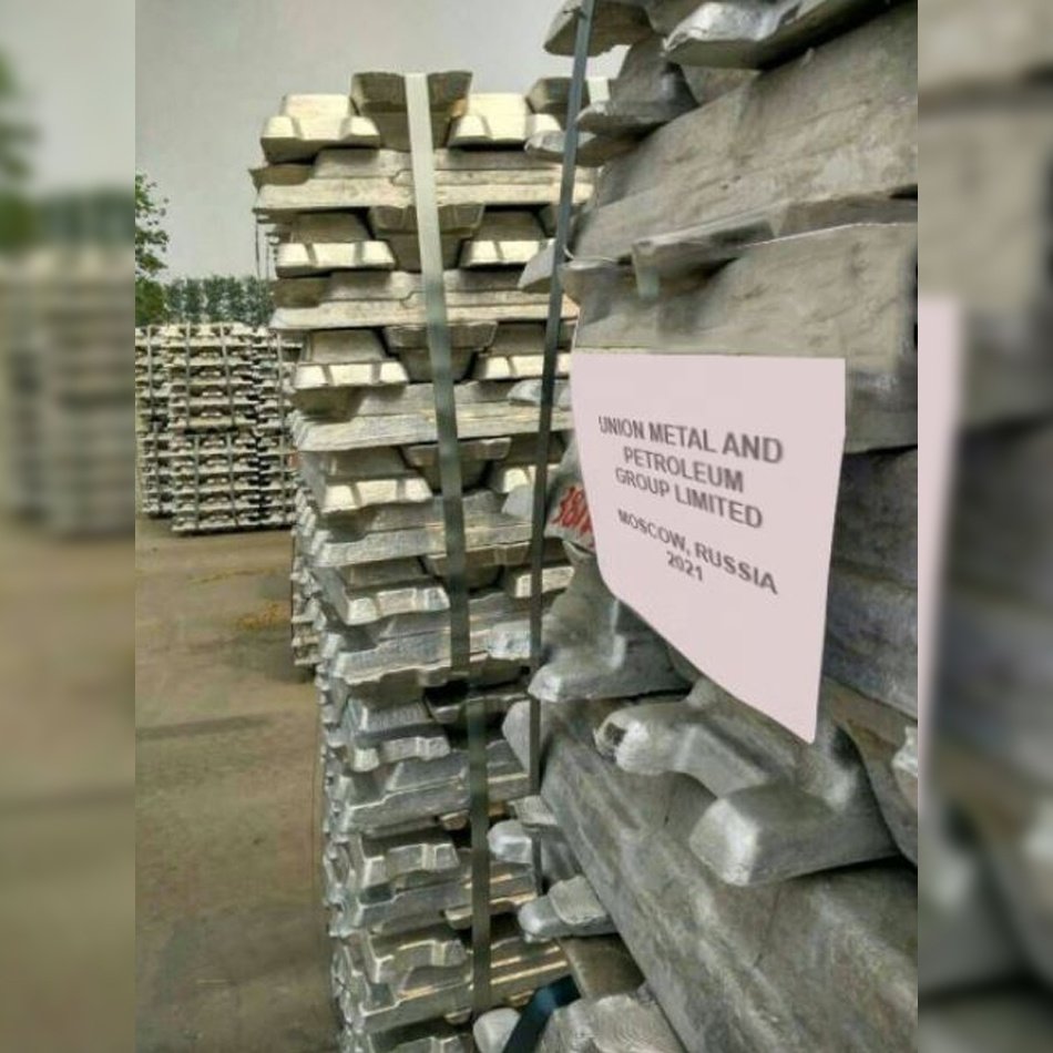 Silver white high grade 99.9% Al aluminium Ingots