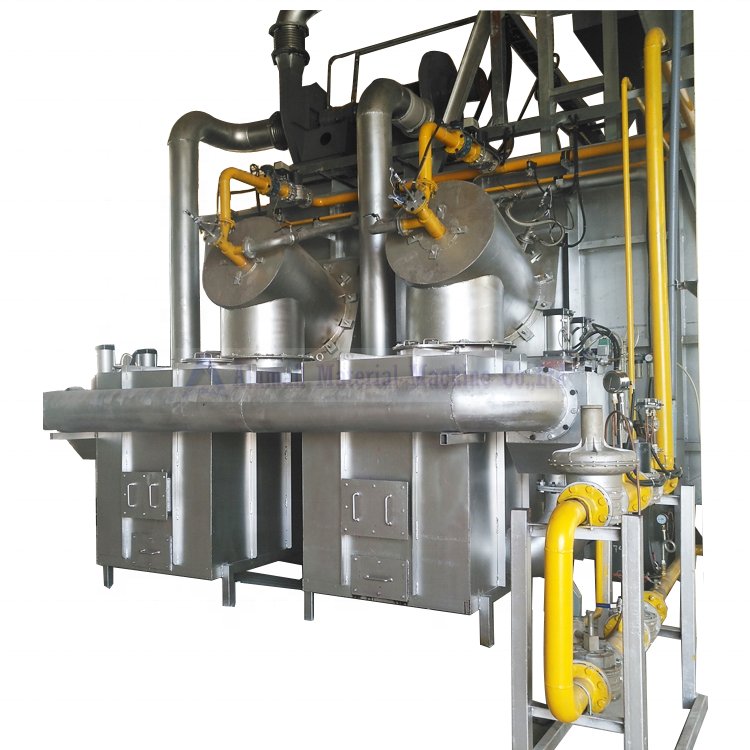High Performance Continuous Type Gas Fired Aluminum Smelter For Sale