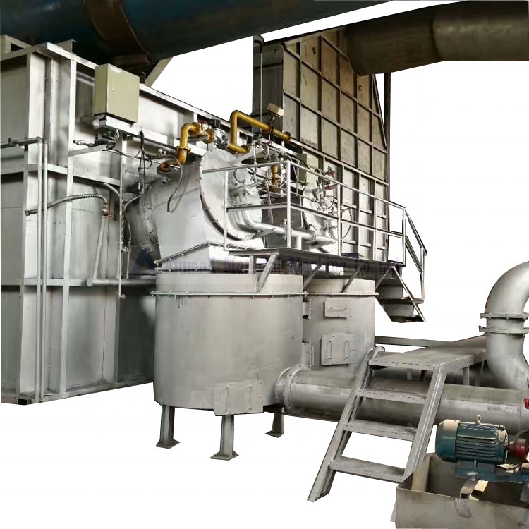 High Performance Continuous Type Gas Fired Aluminum Smelter For Sale