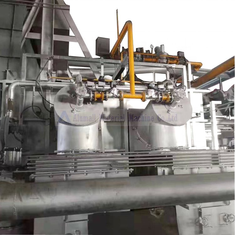 High Performance Continuous Type Gas Fired Aluminum Smelter For Sale