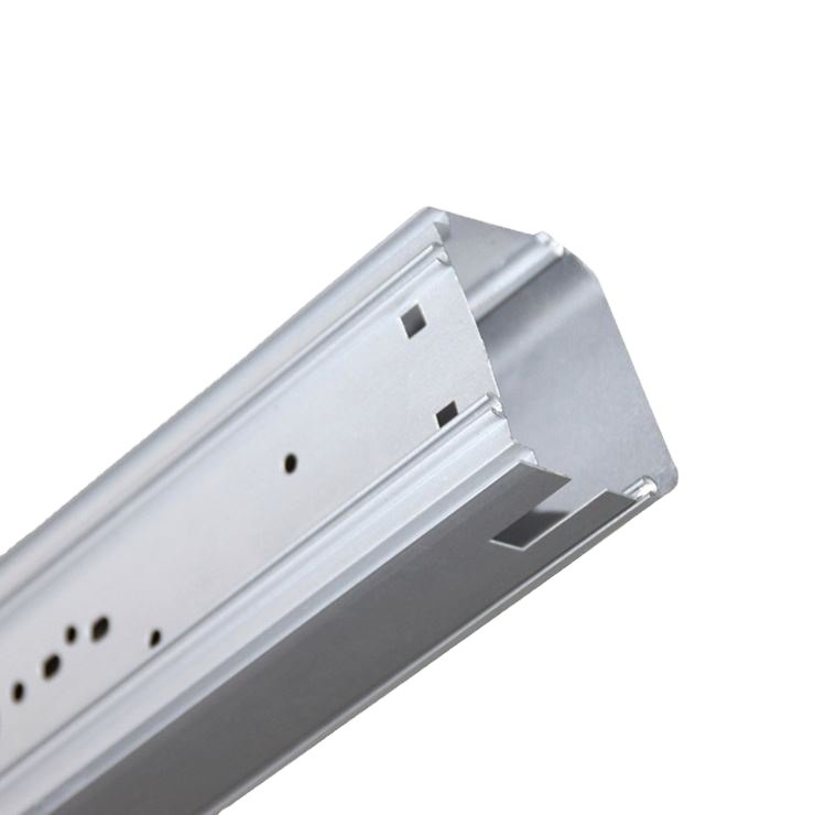 Customized Aluminum Profile Tube Manufacture Cnc Machining Cutting Punch Drilling Hole Extruded