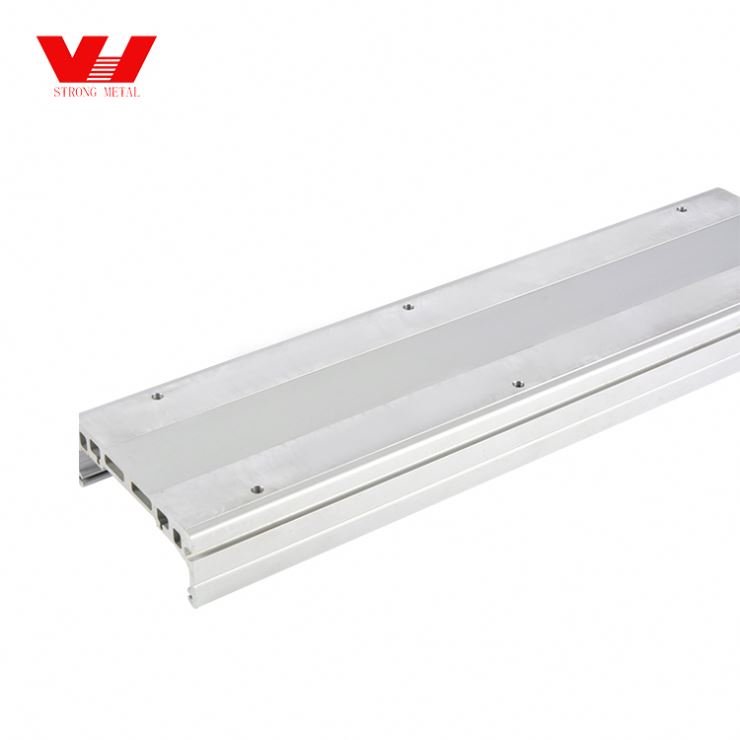 Customized Aluminum Profile Tube Manufacture Cnc Machining Cutting Punch Drilling Hole Extruded