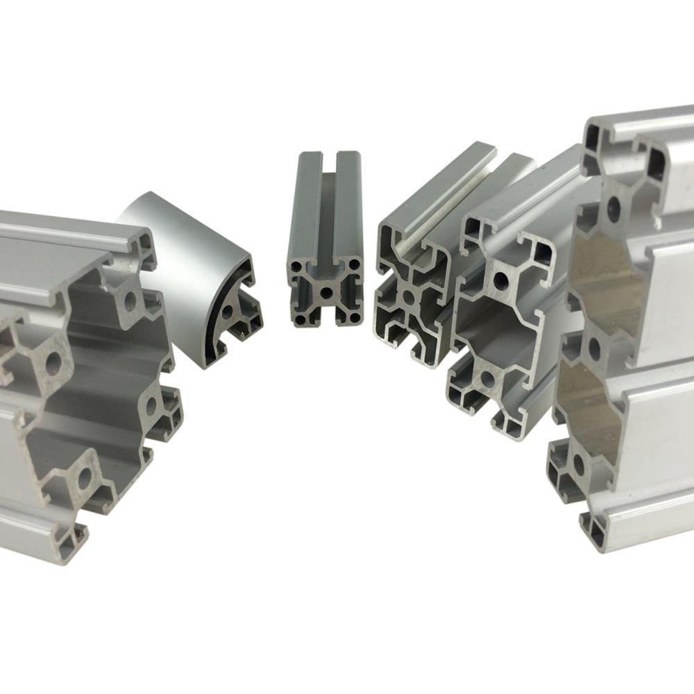 China Supplier T Slot Aluminium Extrusion Profiles V Slot for rail Custom Aluminium Profiles Industrial Frame