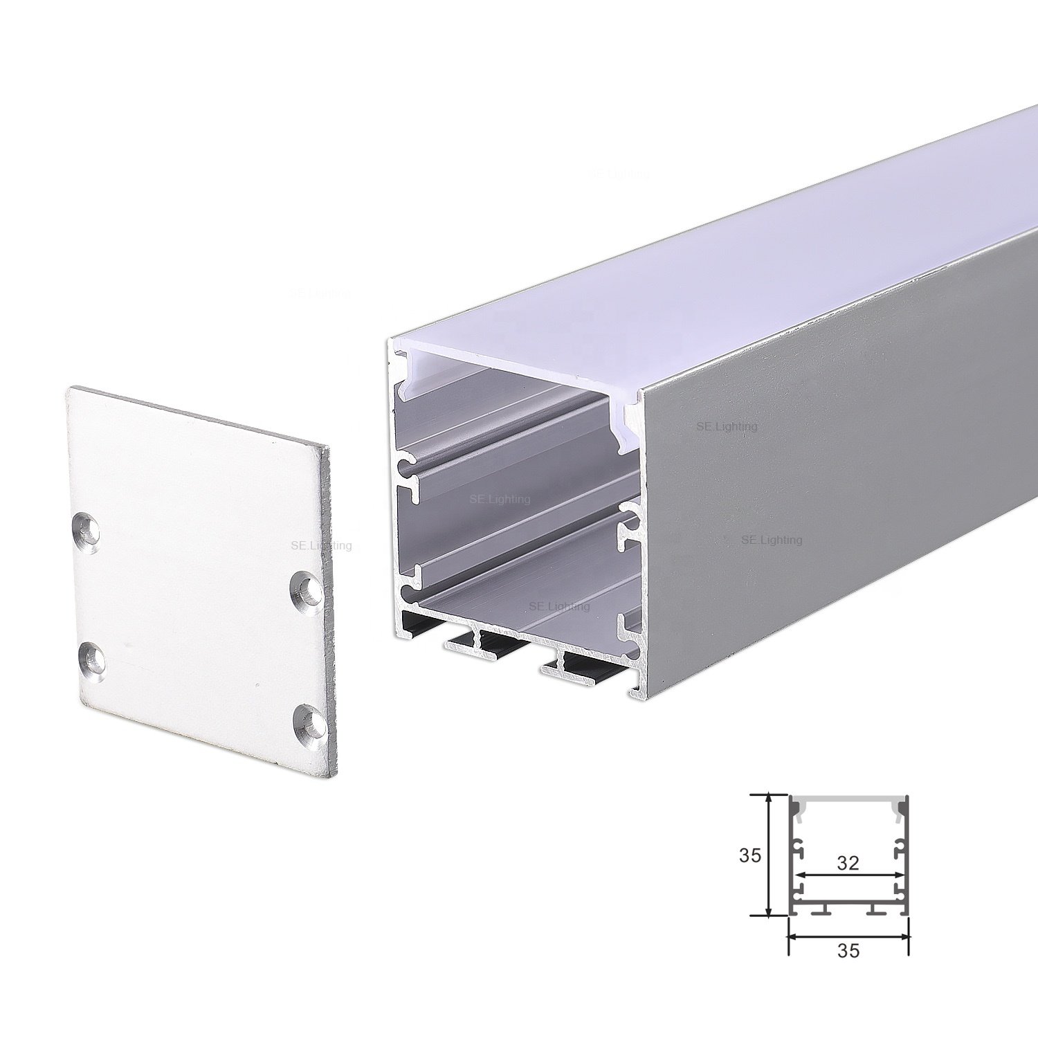 30*20mm Recessed LED Aluminum Profile for LED Linear Light LED Profile Aluminium Channel for LED Strip