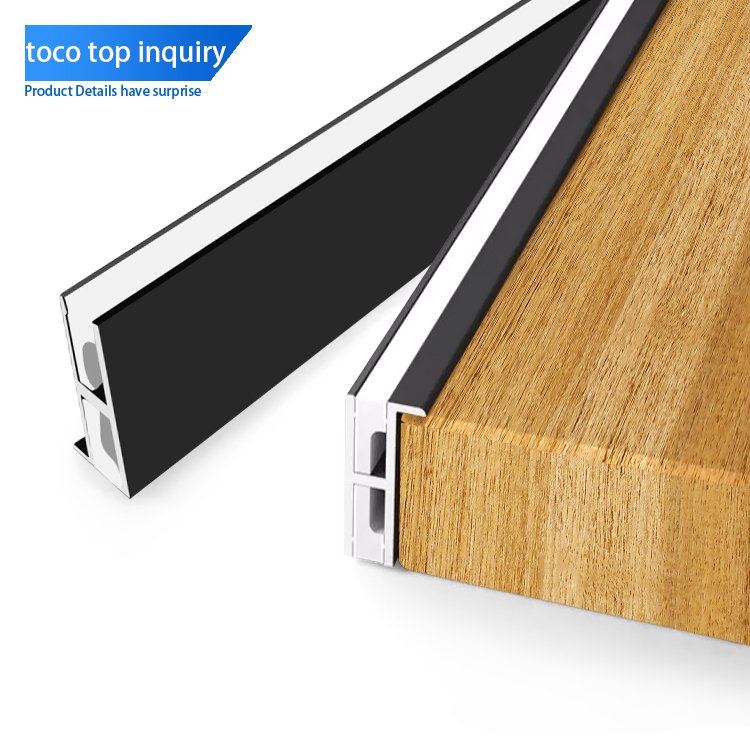 Toco 1m 2m 3m Aluminium Light Led Profile For Led Lighting Strip Outdoor Profile Aluminium Profile 7mm Recessed Aluminum