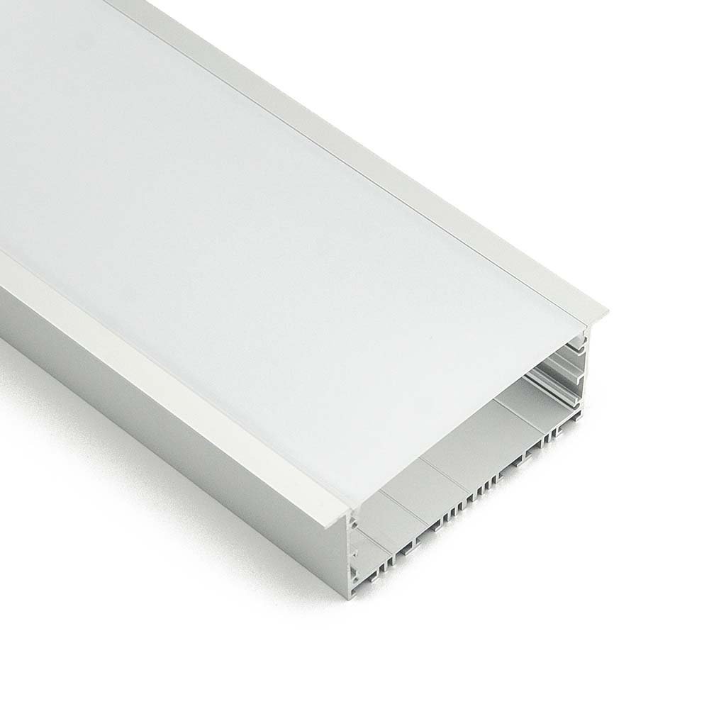 W116*H40 LED strip aluminum plate High Heat Dissipation Recessed Mounted Led Lighting Strips Extruded Aluminium Profile