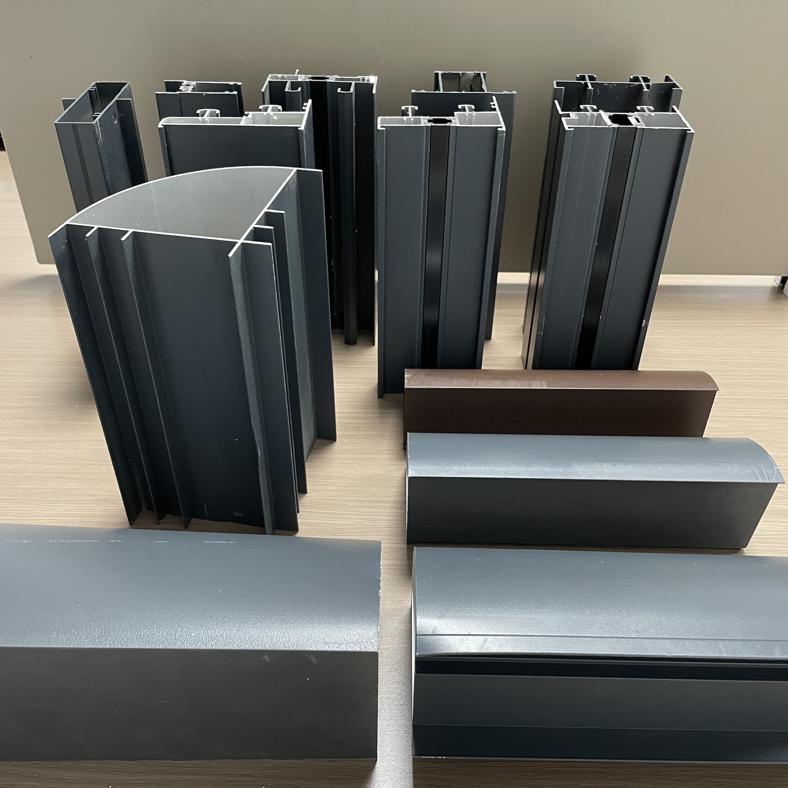 Anodized aluminum profile for doors and windows extruded aluminum profile factory