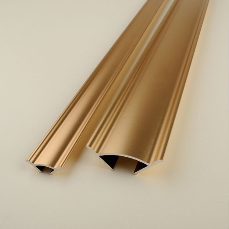 OEM & ODM Factory golden black or rose gold anodized L Shape Aluminum Wall Corner Edge Ceramic Tile Trim