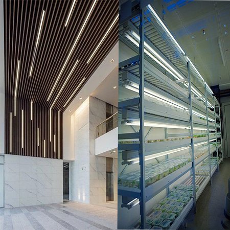Waterproof factory custom aluminum profile aluminium led linear rail light channel
