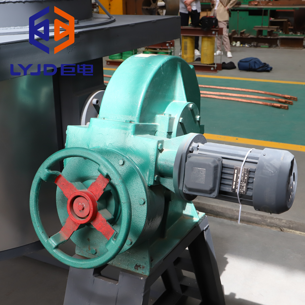 Real Factory 250 Kg 500kg Copper Aluminum Melting Electric Furnace Nonferrous Metal Casting Smelting Furnace