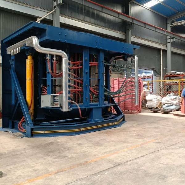 Aluminum cans scrap melting machine ingot production line foundry electric induction furnace
