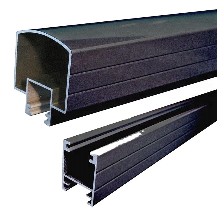 Custom high quality extrusion aluminum profile for aluminum fence/handrail section