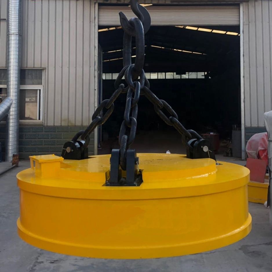Super Strong AL / Aluminum / Copper Coil Electromagnet Round Lifting Magnet For Industrial Metal Scrap