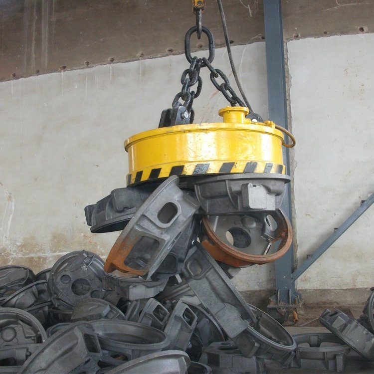 Super Strong AL / Aluminum / Copper Coil Electromagnet Round Lifting Magnet For Industrial Metal Scrap