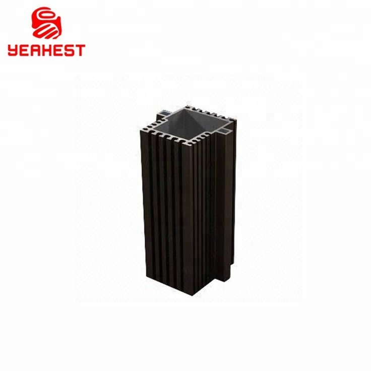 cnc aluminum profiles 20 20 black industrial cheap price customized extrusion 45x45 t slot customization of aluminum profil