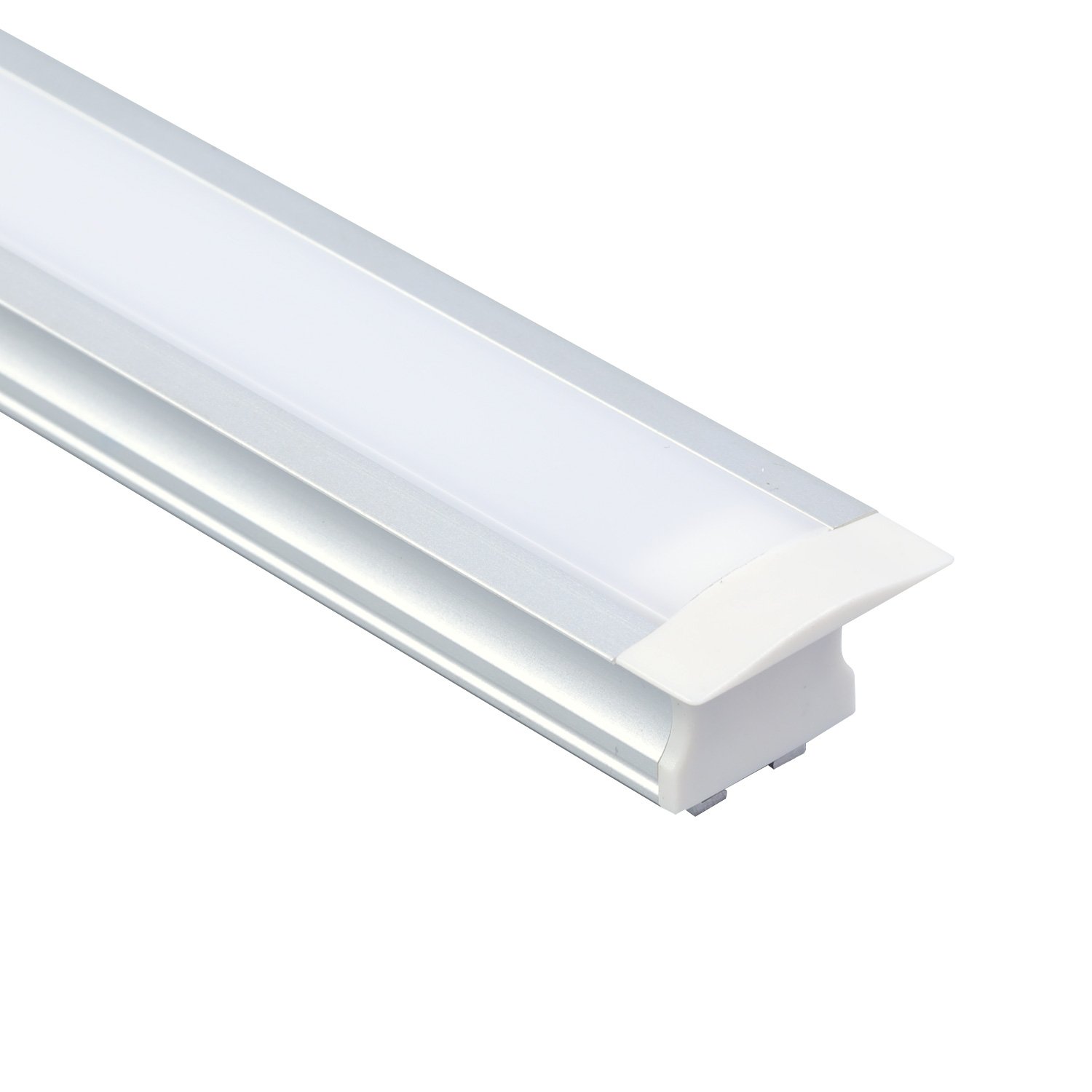 LED Aluminum Profile with PC Diffuser Cover LED Aluminium Channel LED Profile for Suspended Recessed Linear Lighting