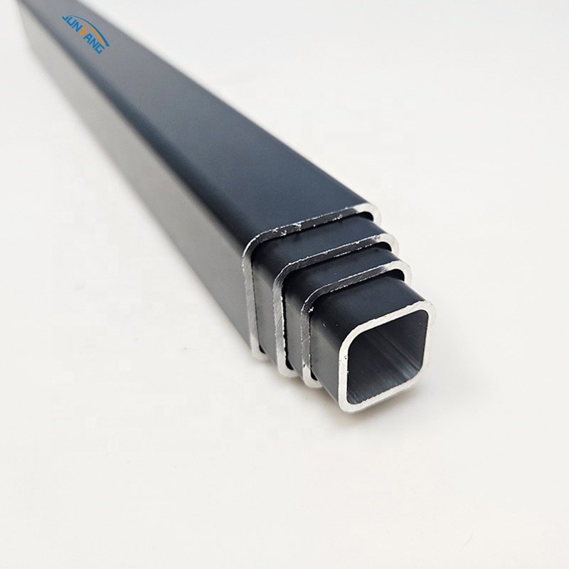 6061 6063 T5 T6 Black Anodized Aluminum Extruded Square Rectangular Telescopic Aluminum Tube Tube Aluminum Profile