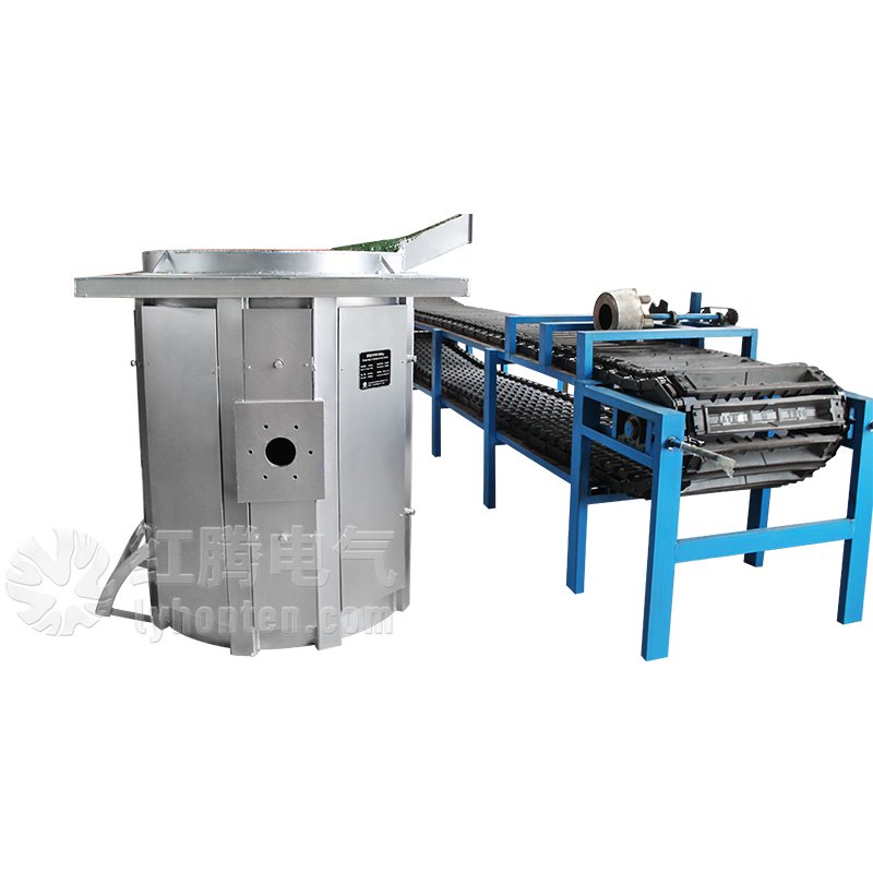 aluminum ingot line casting production machine zinc tin ingots industrial scrap aluminum melting electric furnace