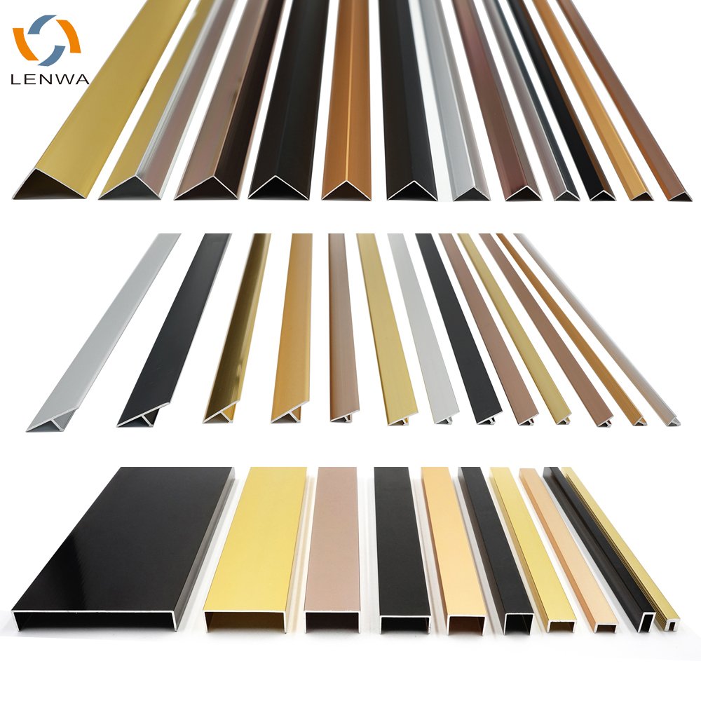 LENWA ALUMINIUM in Stock L Shaped Aluminum Trim Edg L Edge Trim for Corner Protection