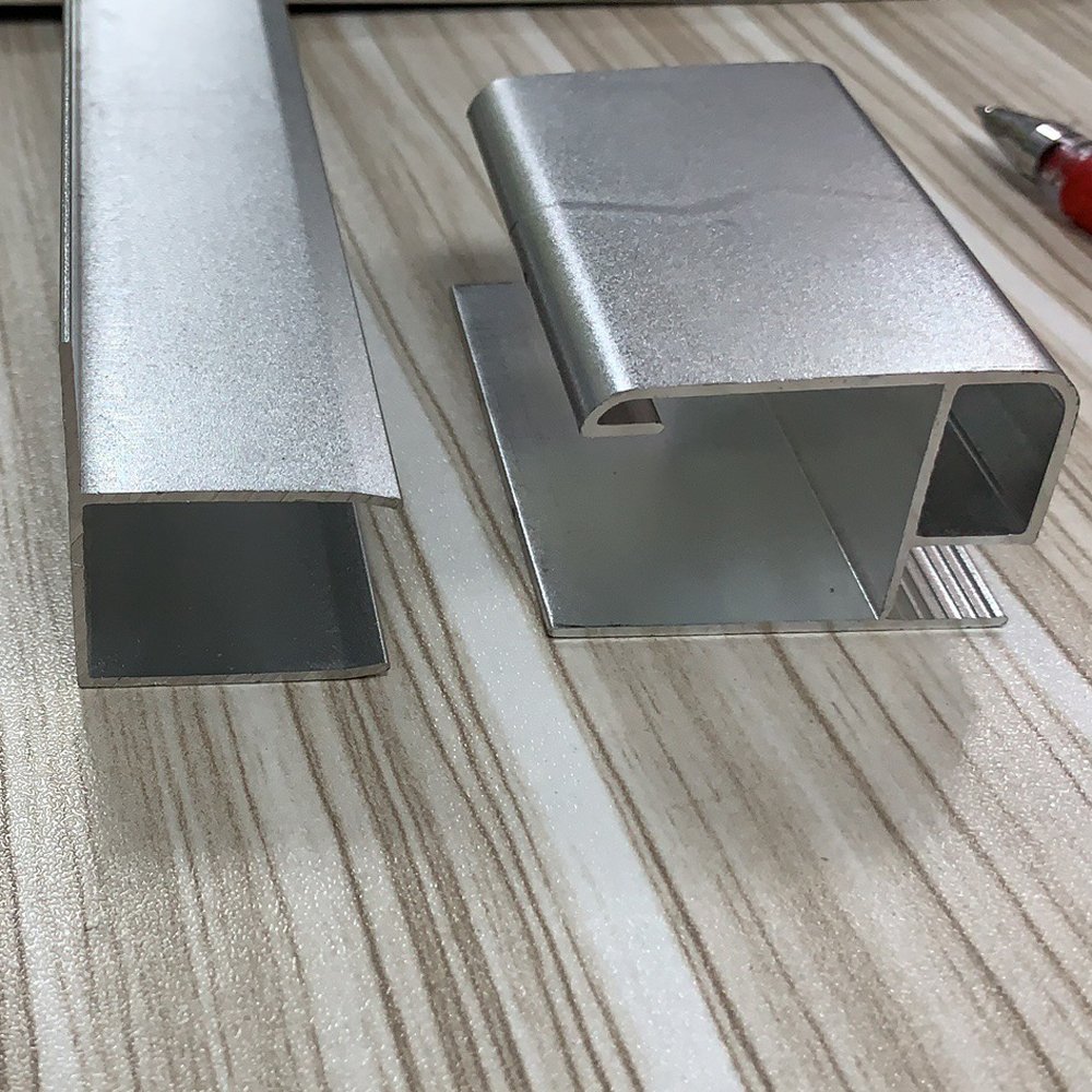 6463 mirror chrome polish aluminium profiles for shower enclosure, glass shower door aluminium profile