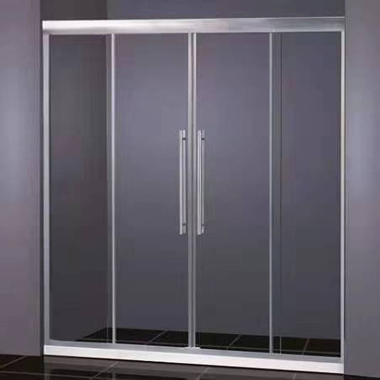 6463 mirror chrome polish aluminium profiles for shower enclosure, glass shower door aluminium profile