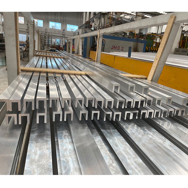 6061 6063 6082 Anodized Aluminium Profile Brushing u Aluminum u Channel Profile 25x25