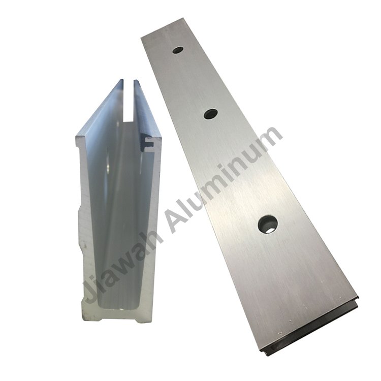 6061 6063 6082 Anodized Aluminium Profile Brushing u Aluminum u Channel Profile 25x25