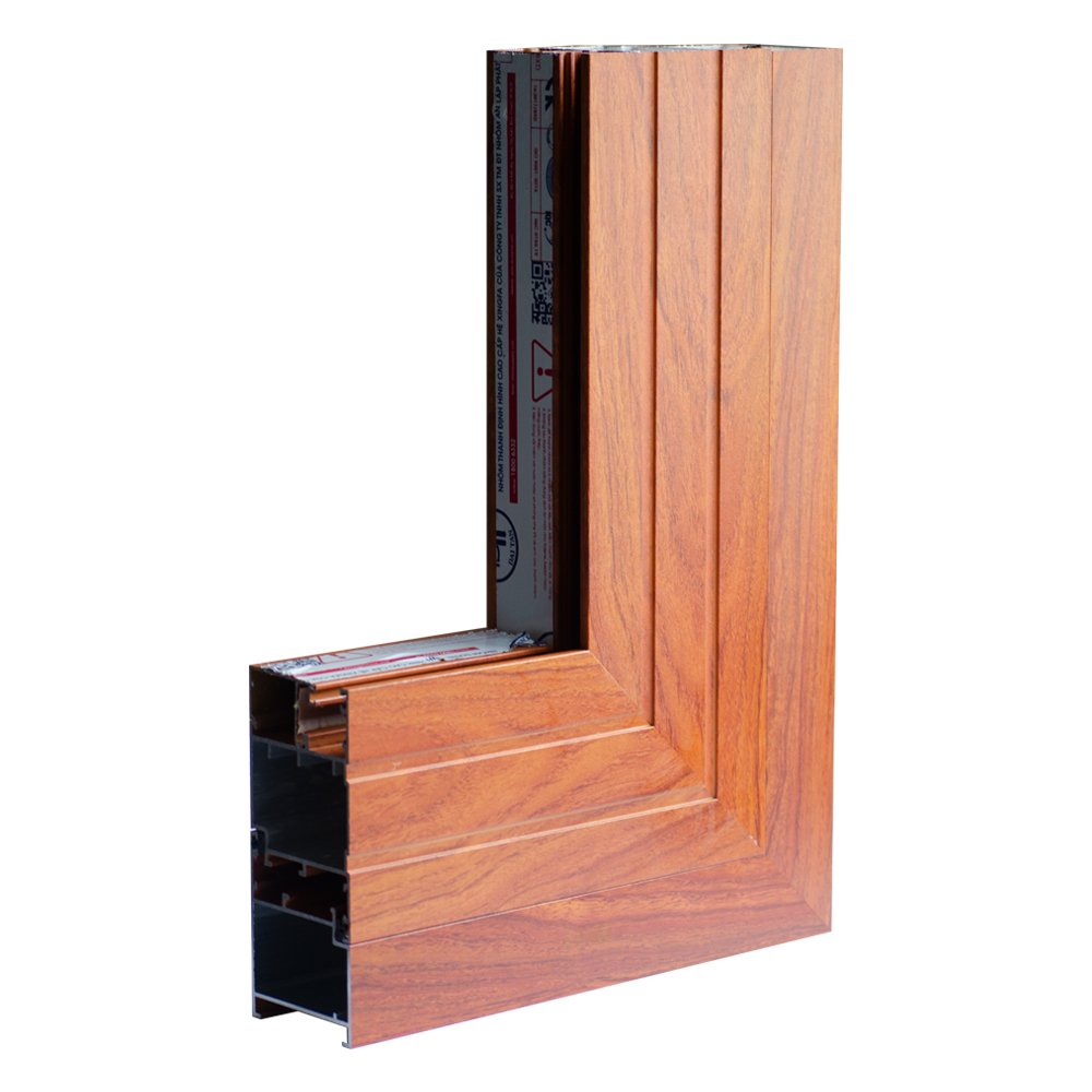 High Quality Wood Grain Aluminum Profile For Doors And Windows