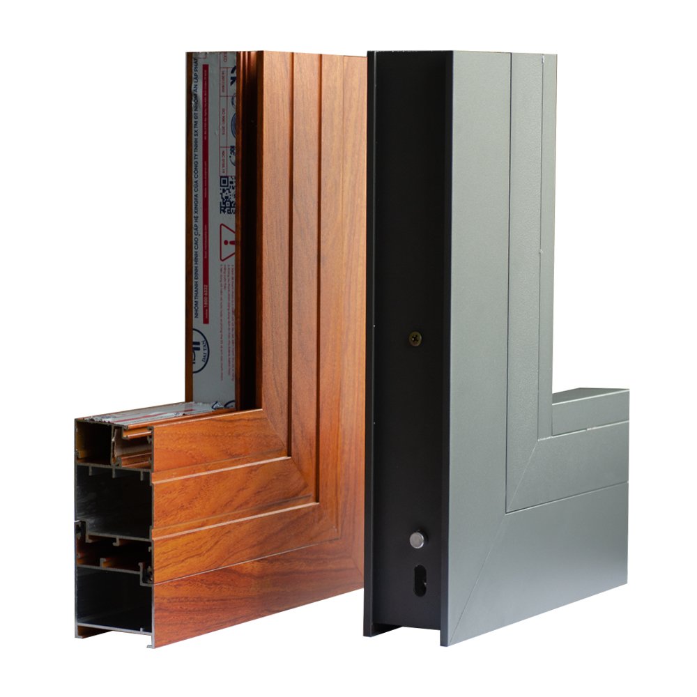 High Quality Wood Grain Aluminum Profile For Doors And Windows