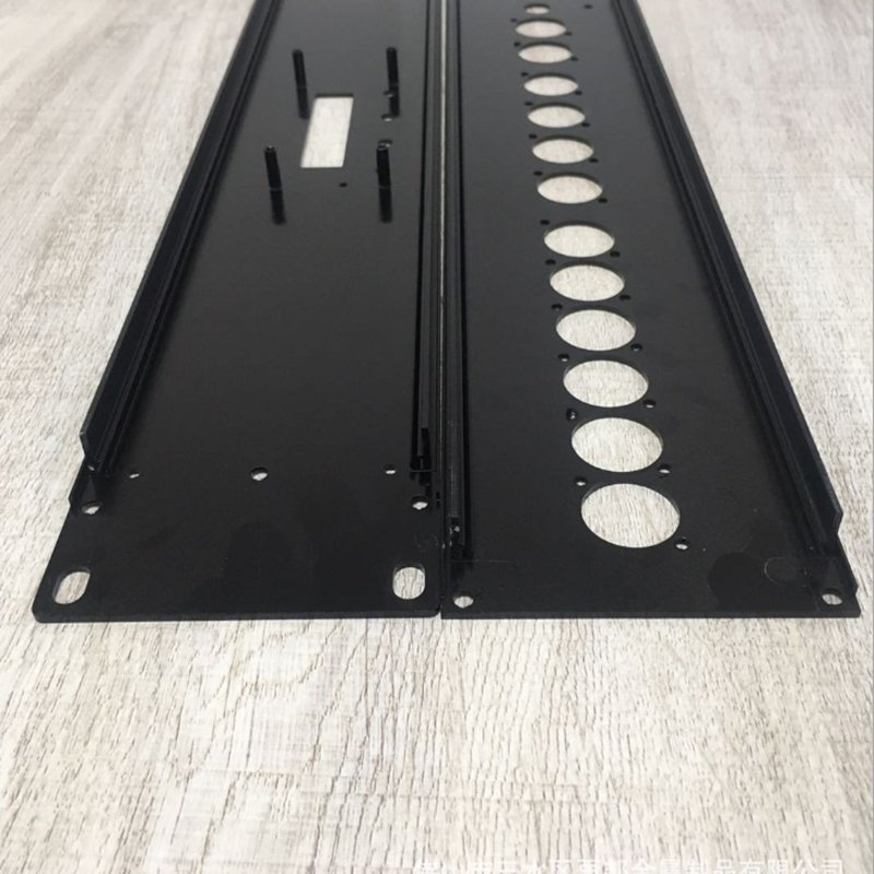 T5 T6 Aluminum Frame Extrusion Aluminum Black Powder Spray CNC Machining Aluminum Profile