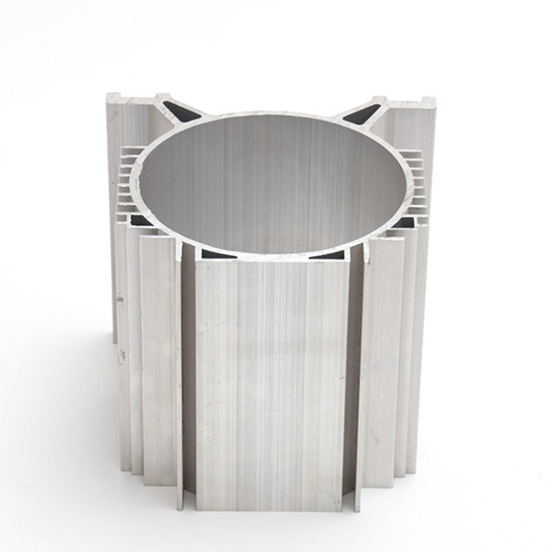 T5 T6 Aluminum Frame Extrusion Aluminum Black Powder Spray CNC Machining Aluminum Profile