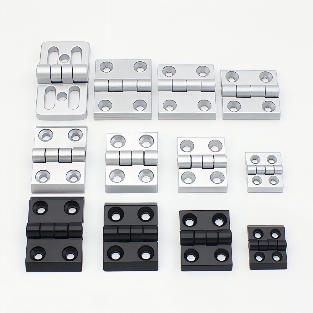 Chinese Factory Black Nylon Door Hinges Hinge Plastic For 2020 3030 4040 4545 Aluminum Profile