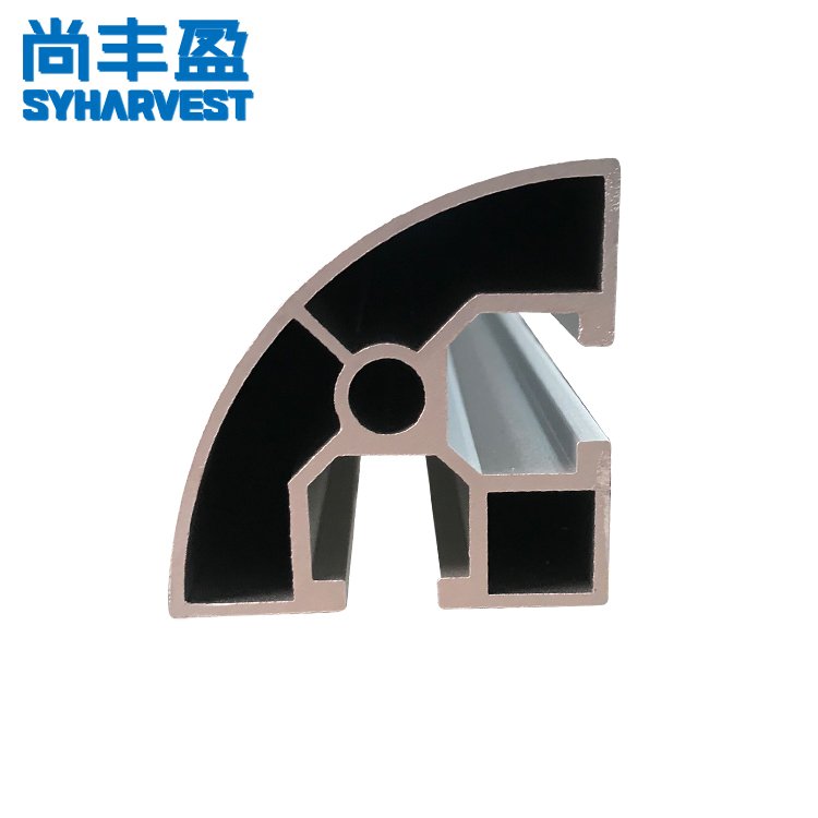 6063t5 3030 t slot half round profile aluminum corner extrusion profile