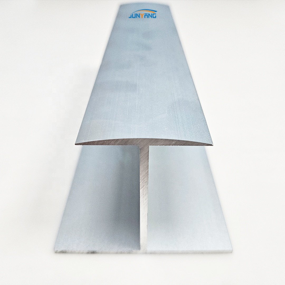 6061 6063 t5 t6 aluminum profiles supplier custom any size h-shape silver anodized aluminum extrus aluminum profile