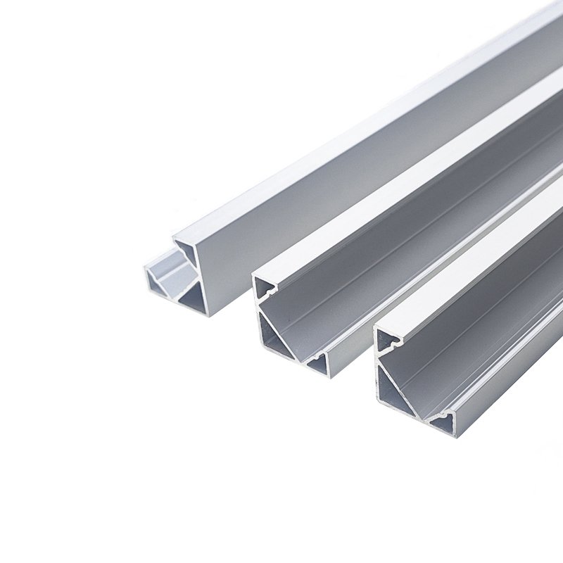 Free samples high quality KA22 alu profil channel extrusion 45 degree angle led strip lighting corner led aluminum profile