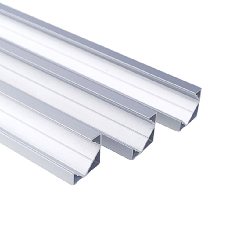 Free samples high quality KA22 alu profil channel extrusion 45 degree angle led strip lighting corner led aluminum profile