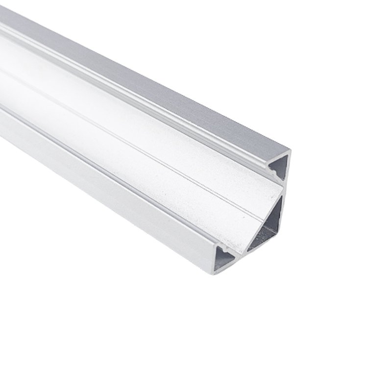 Free samples high quality KA22 alu profil channel extrusion 45 degree angle led strip lighting corner led aluminum profile