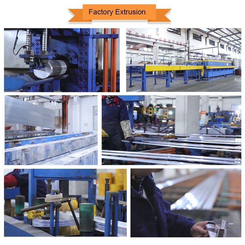 Factory Customized All Kinds Of Perfiles De Aluminio Industrial 6061 6063 Aluminium Alloy Extrusion Profile