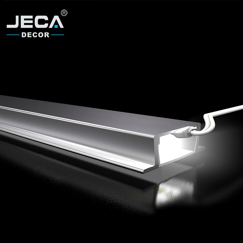 Foshan JECA Factory Directly Led Strip Channel Profile Ceiling Light Strip Easy Installation OEM Logo Led Aluminium Profile