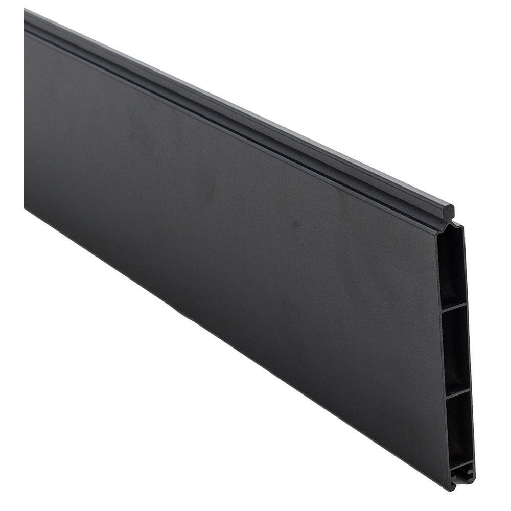 factory direct sell custom industrial black profile aluminum garden slats fence aluminum profiles ral 7016 for fencing